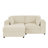 Andrielle 79'' Wide Corduroy Modular Sofa & Chaise with Ottoman-531378255-529007427