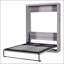 Base de lit pliante moderne avec tête de lit pour un sommeil confortable et peu encombrant, parfaite pour les chambres compactes.-1262439532