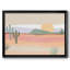 Cactus Plateau I, toile encadrée de qualité supérieure - prête à être accrochée-176886157-176886195