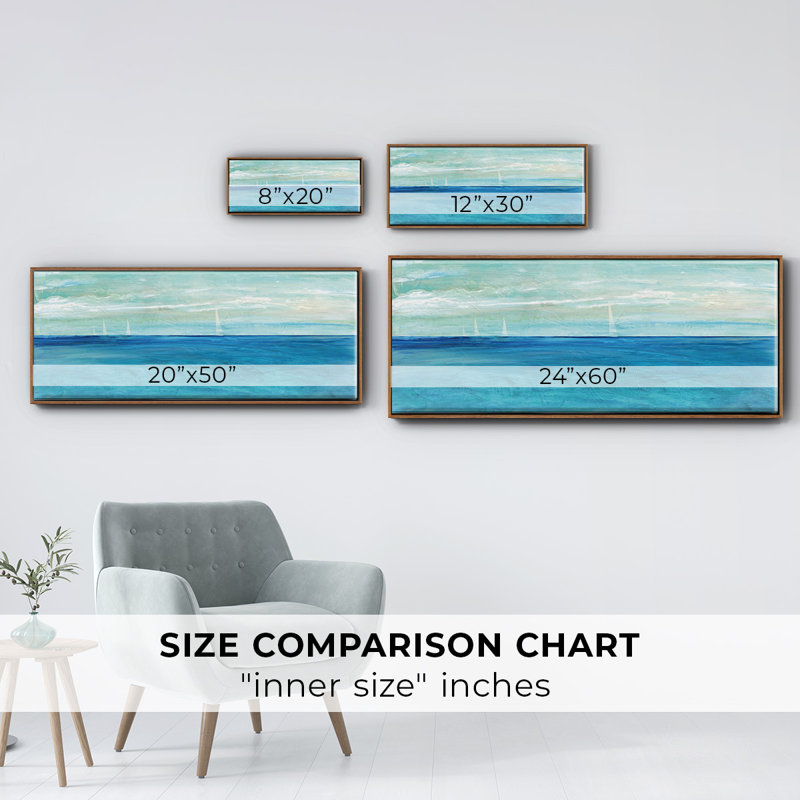 St. Maarten- Framed Canvas, 24" H x 60" W