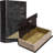 ANTIQUE BOOK LOCK BOX W/KEY-10555395