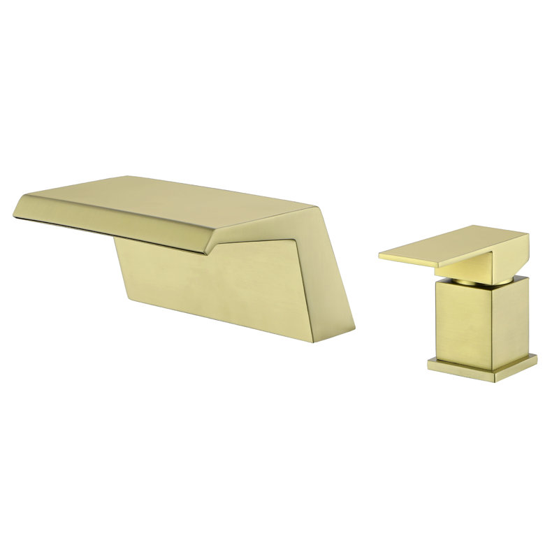 Single-handle Bathroom Faucet, Brushed Gold