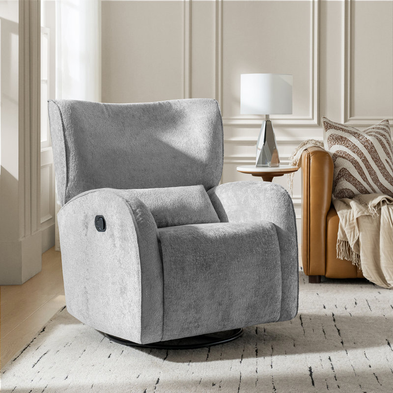 Fauteuil inclinable et pivotant Axel, Gris