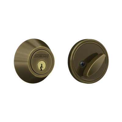J Series Single Cylinder Deadbolt with Rosette