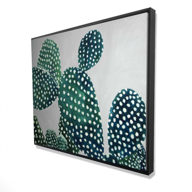 Opuntia Cactus Print On Canvas