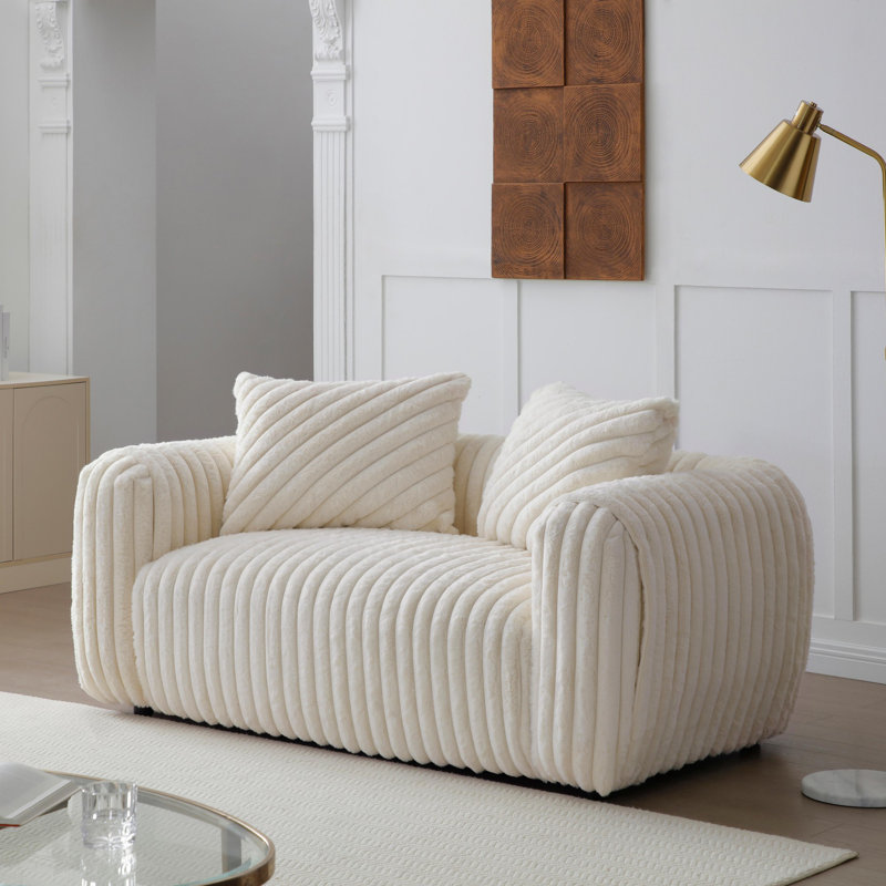 Causeuse moderne et minimaliste