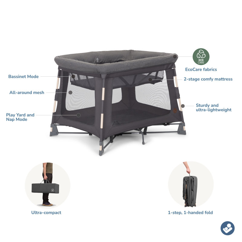 Swift Play Yard, Classic Graphite