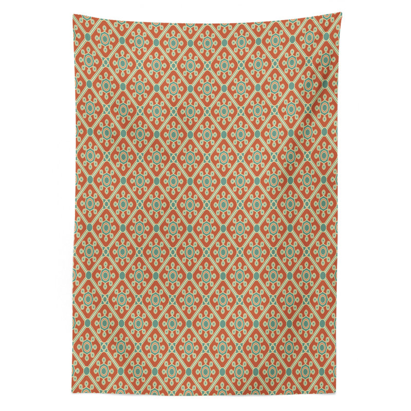 Geometric Tablecloth, 84" x 60"