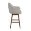 Tabouret de bar pivotant rembourré en bois massif avec siège en tissu Wasserman-1203718546-1203718544-1180167946