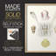 Pastel Knorr Shells I, reproduction encadrée - bois massif-679769650