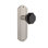 Deco Plate with Waldorf Black Door Knob