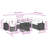 Vidaxl Garden Sofa Set Brown, Cream White