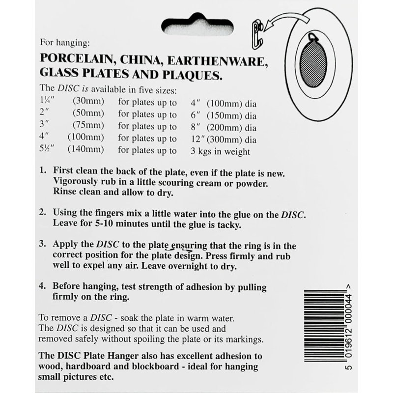 Adhesive, Plastic Decorative Plate, 0.02cm H x 14cm W x 0.02cm D