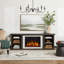 Kenai 72" Slim TV Stand with Electric Fireplace by Real Flame