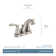 Varese Centerset Bathroom Faucet with Pop Up Waste Assembly