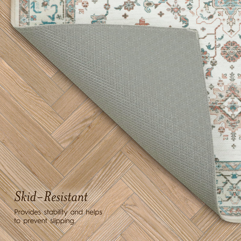 Laura Ashley Aure Chenille Machine Washable, Slip Resistant Accent and Runner Rugs, Rectangle 2'2" x 3'9"