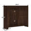 Buffet 39,4 "Mid Century Modern Rattan Buffet, noyer-1471352079