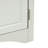 Grey Triangle Storage Cabinet With Adjustable Shelves - For Bedroom And Hallway Modern For A Clean Look