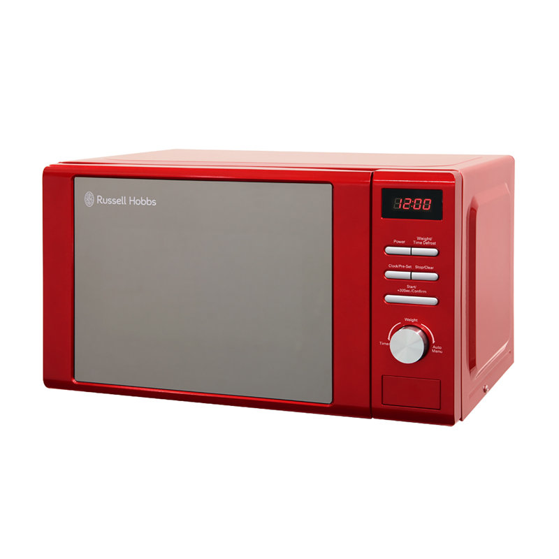 20 L 800W Countertop Microwave, Red