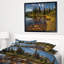 «Bright Clear Day and Clear Lake», reproduction de photo sur toile tendue-26693009-63875141