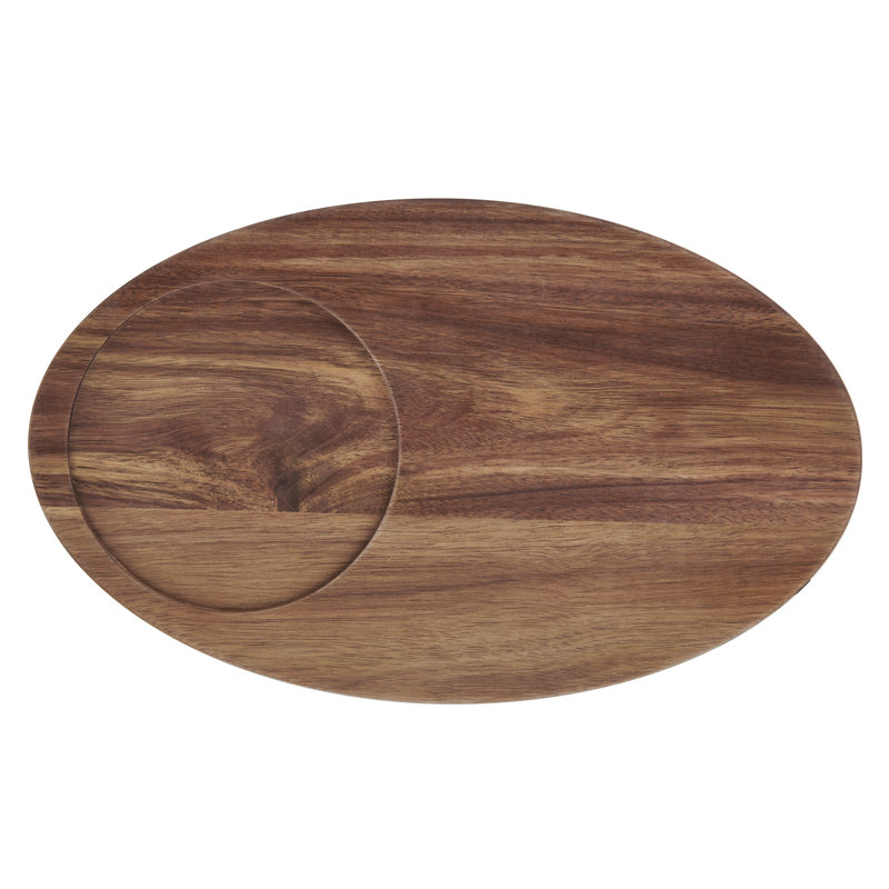 Glenwood Oval Serve Board with Cloche