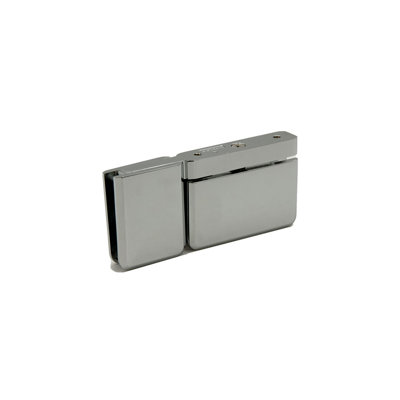 FHC Pat07PN Patriot à fixation supérieure / inférieure avec pince en U pour verre 3/8 po - nickel poli