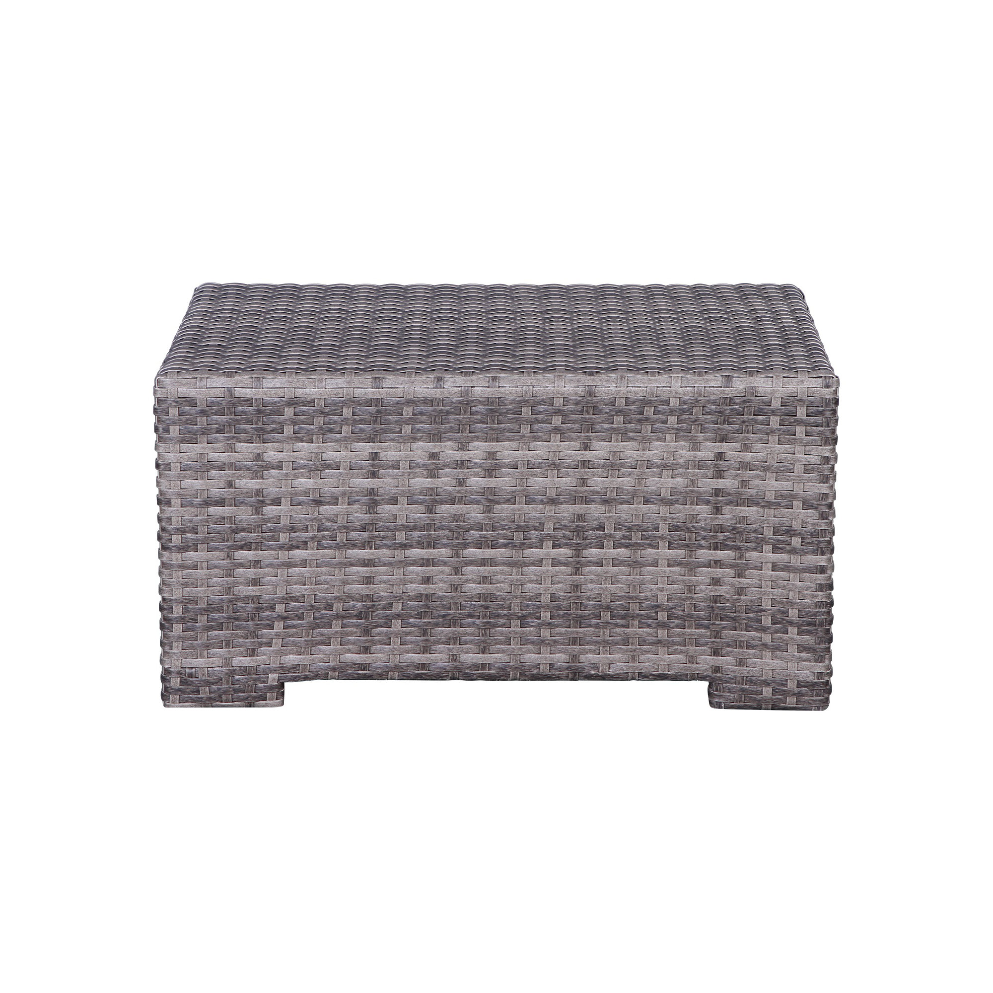 Kirkby Wicker Fully Assembled 3 - Person Seating Group with Cushions, Mixed Grey