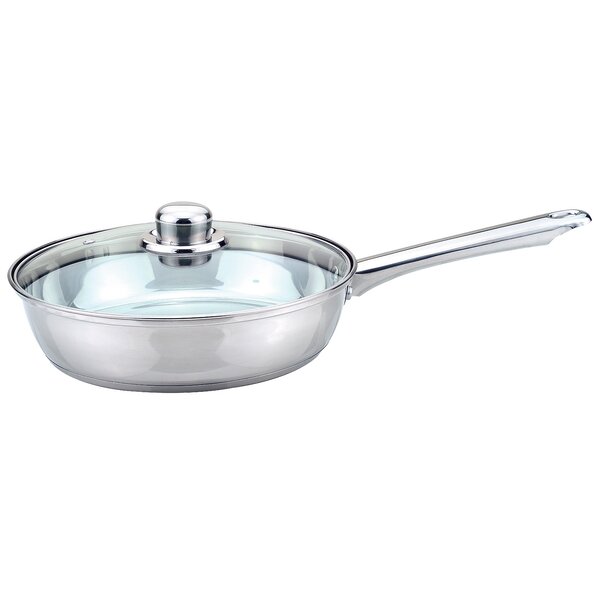 Circulon Steelshield Stainless Steel Saute Pan with Lid 30cm / 4.7L -  Induction Saute Pan with Hybrid Non Stick & Toughened Glass Lid, Metal  Utensil