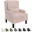 Fauteuil à oreilles à oreilles pour salon, fauteuil de lecture moderne Mid-Century-1517453268