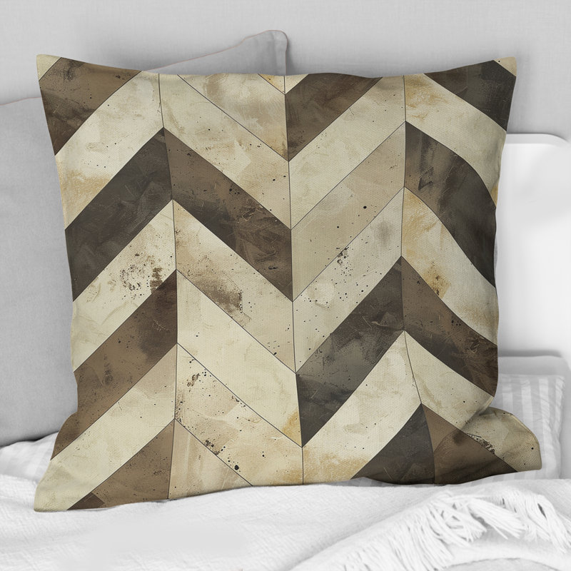 Coussin Brown, H 16 po x l 16 po