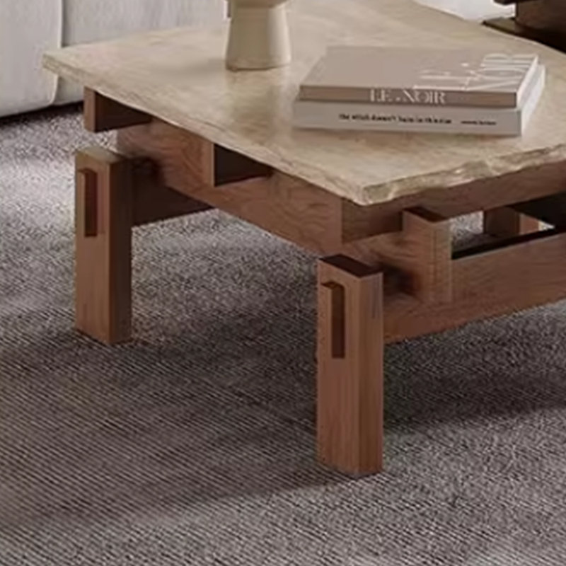Table basse Wabi-sabi, H 15,74 po x L 27,55 po x l 20,47 po