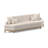 Perspective 106 " Chenille and Velvet Sofa-70373107-70373136