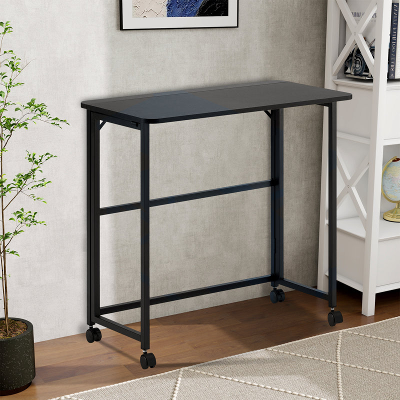 Moveable Folding Desk, 28.3" H x 31.5" W x 15.7" D