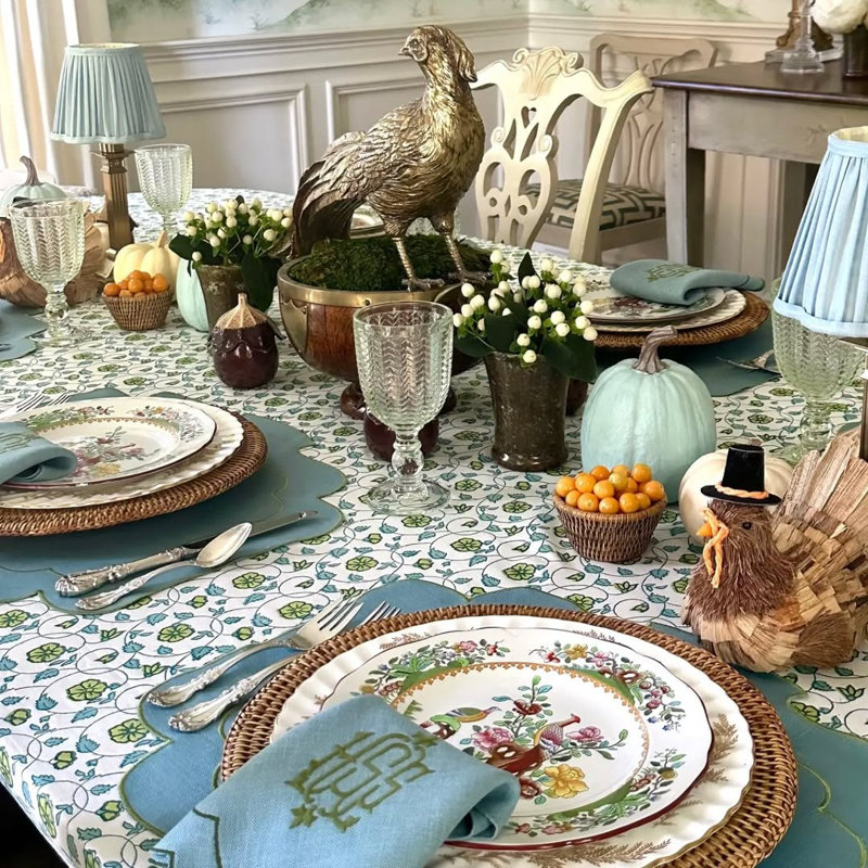 Sea Breeze Rectangular Tablecloth, 70" D x 108" L