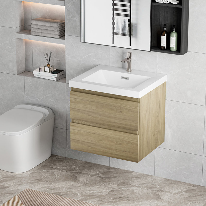 24" Floating Bathroom Vanity With Sink