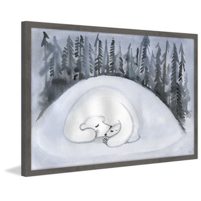 Bear Hibernation by Eyre Tarney - Single Picture Frame Painting