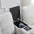 Modern Sectional Sofa with Multi-Functional Console and Bluetooth Speakers-402365650