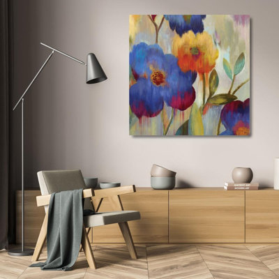 «Red Barrel Studio® Wilson, Aimee», reproduction d'art sur toile, Ikat Florals I