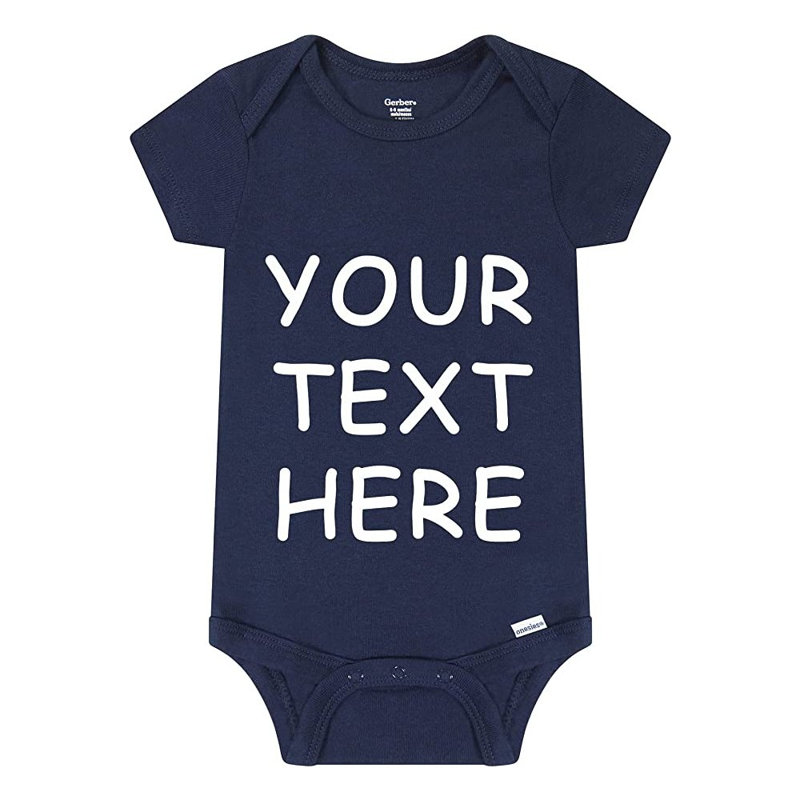Body 100% coton, Bleu marine, Prématuré