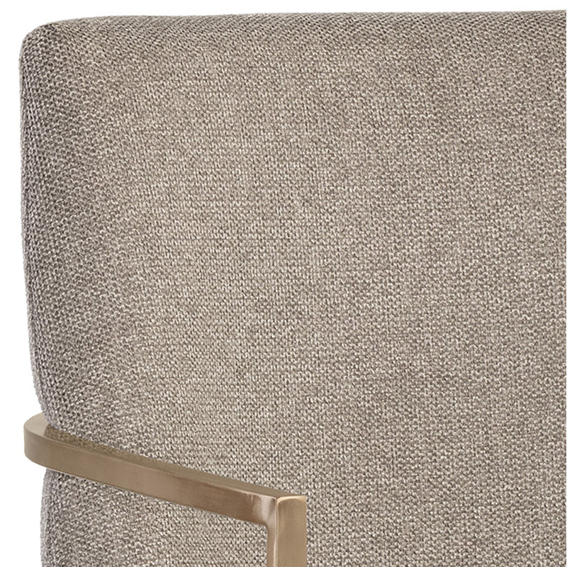 Rayla Upholstered Arm Chair, Beige