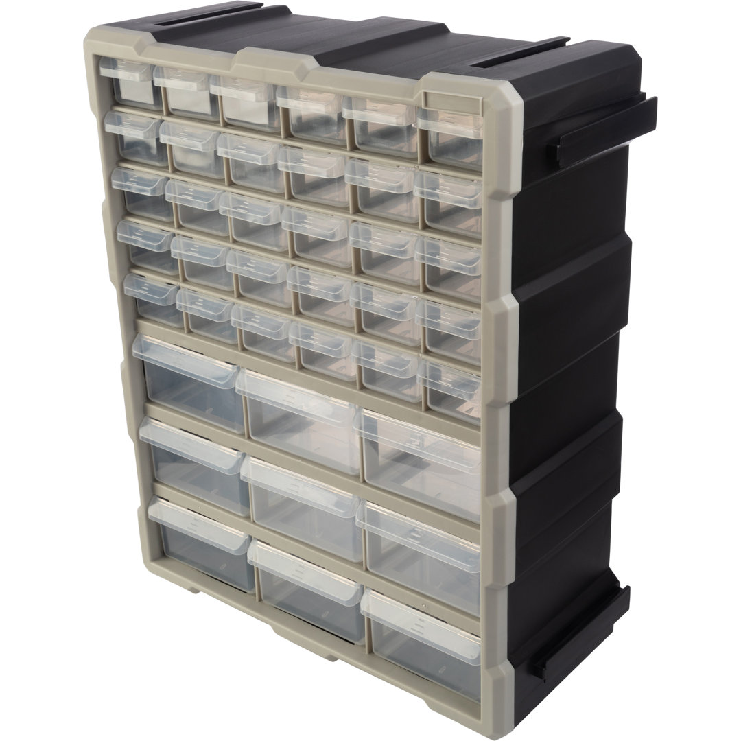 Stalwart 39-Drawer Small Part Organizer, Black Stalwart