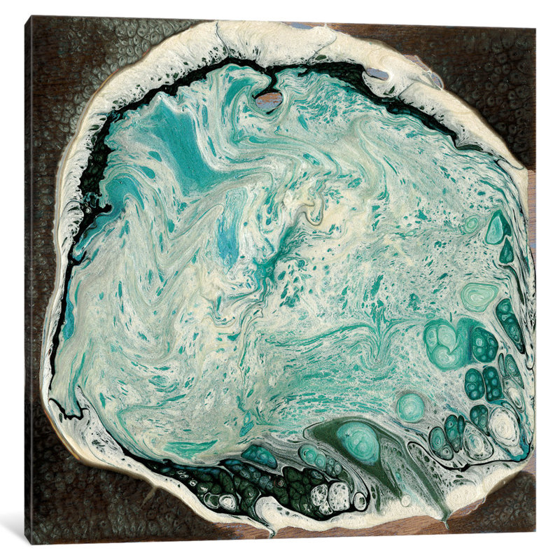 « atlantis i », impression sur toile, H 12 po x l 12 po x P 0,75 po, Pas de tapis, Toile tendue