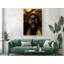Femme avec accents dorés, impression sur toile de fond arrière, décoration murale moderne pour la maison et le bureau-727704104