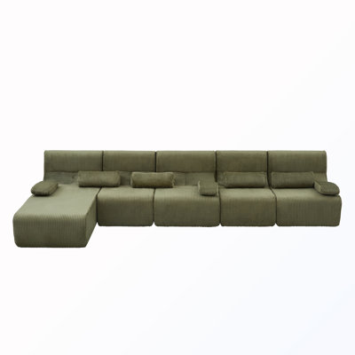 5-Seater Boneless L-shaped Sectional Sofa