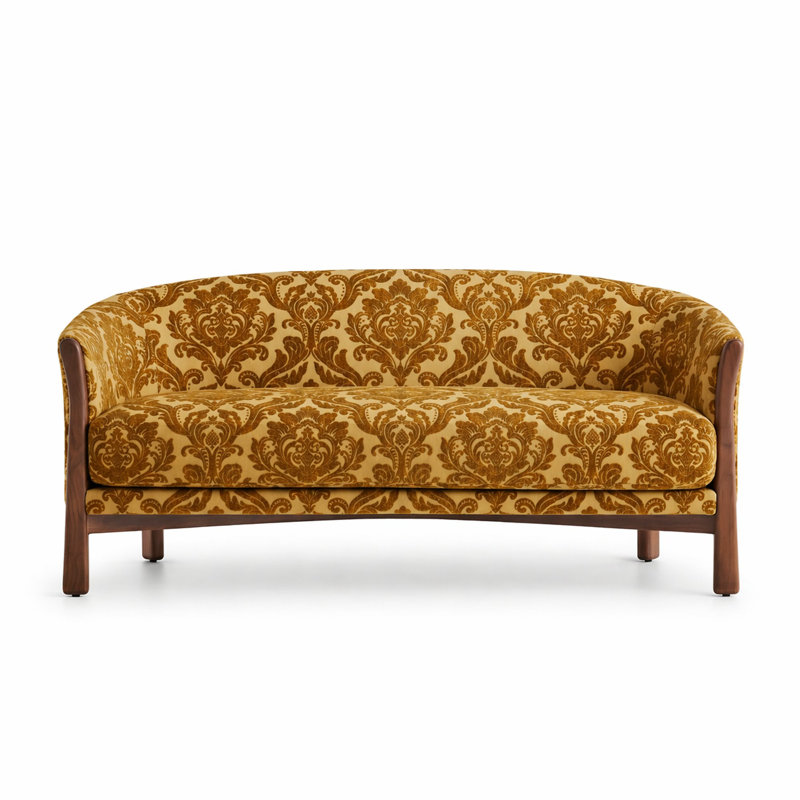 Damask Two Tone Velvet | Neiman Fabric, Topaz