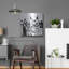  «Grayscale Band 2» par Joachim McMillan, art mural en métal, 24 po x 24 po-1394014401