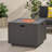 Square Iron Fire Pit-50 000 Btu-159443286