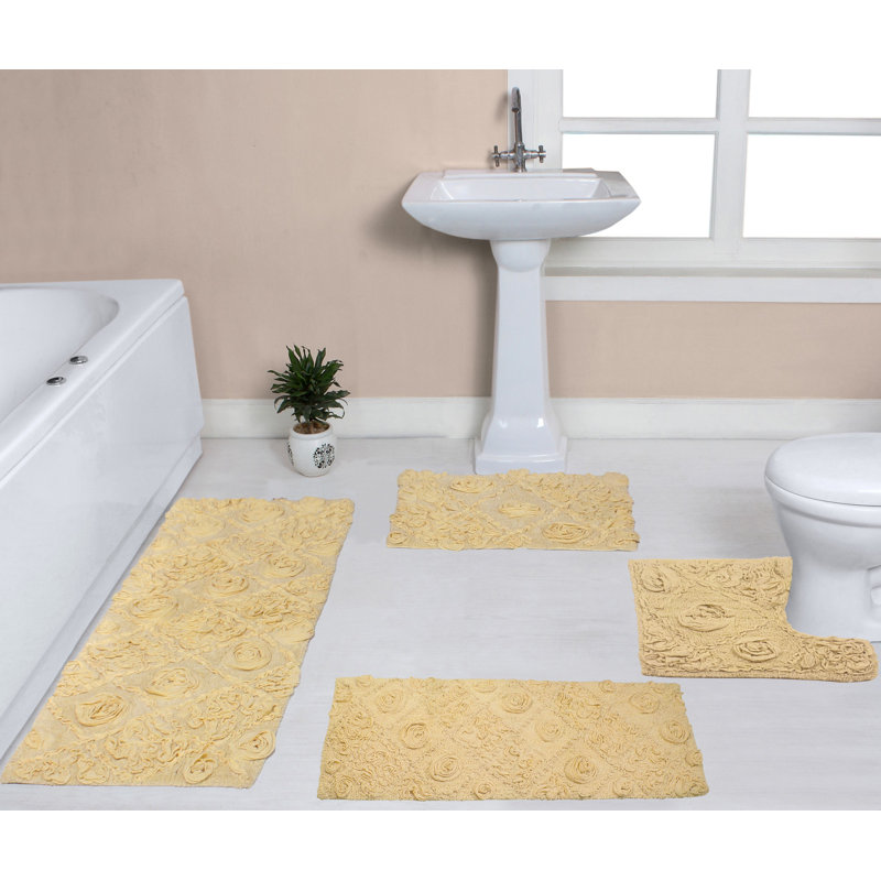 Ensemble de tapis de bain Schoenberger, Jaune