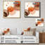 Art mural abstrait terre cuite, impulsion boho terre cuite, décor de toile bohème-1949848518-1949848523