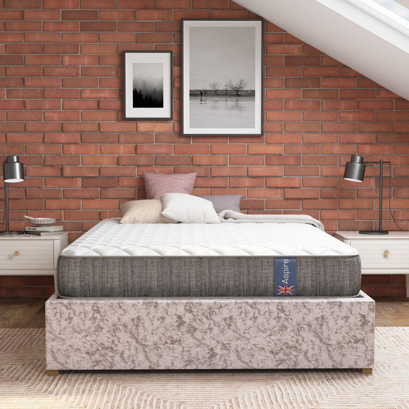 Aspire Thermoregulating Pocket Sprung Mattress with Natural Fillings, 150 x 200 cm